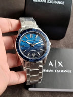 Armani Exchange Spencer Silver Stainless Steel Multi Dial Quartz Watch for Gents - AX1950