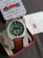 Fossil Men's Machine Chronograph Stainless Steel Watch Fs6100 (WITHOUT TAG)
