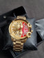 DIESEL Griffed Watch for Men, Quartz Chronograph Movement with Stainless Steel Strap