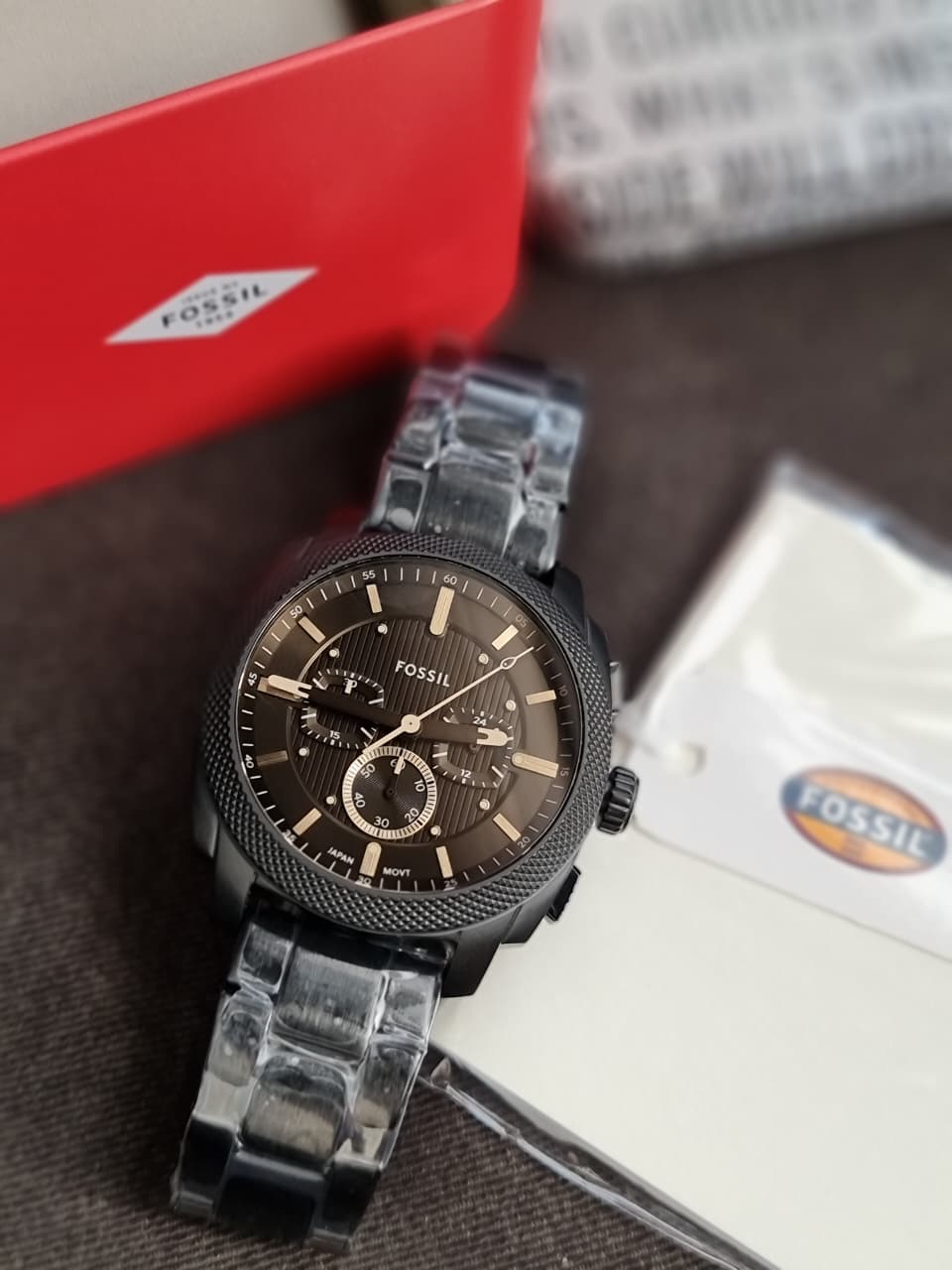 Fossil Machine FS6097 Man Quartz Watch (Without Tag)