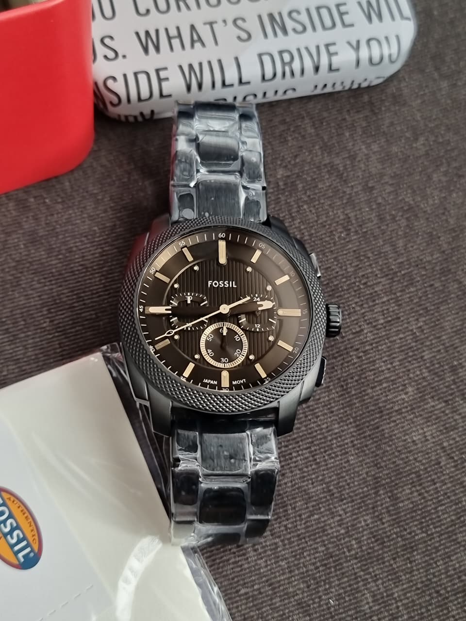 Fossil Machine FS6097 Man Quartz Watch (Without Tag)
