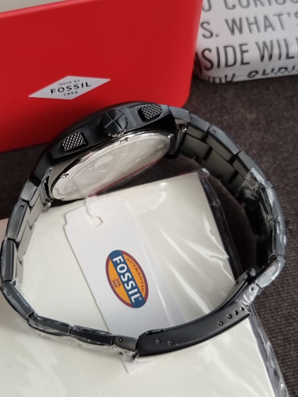 Fossil Machine FS6097 Man Quartz Watch (Without Tag)