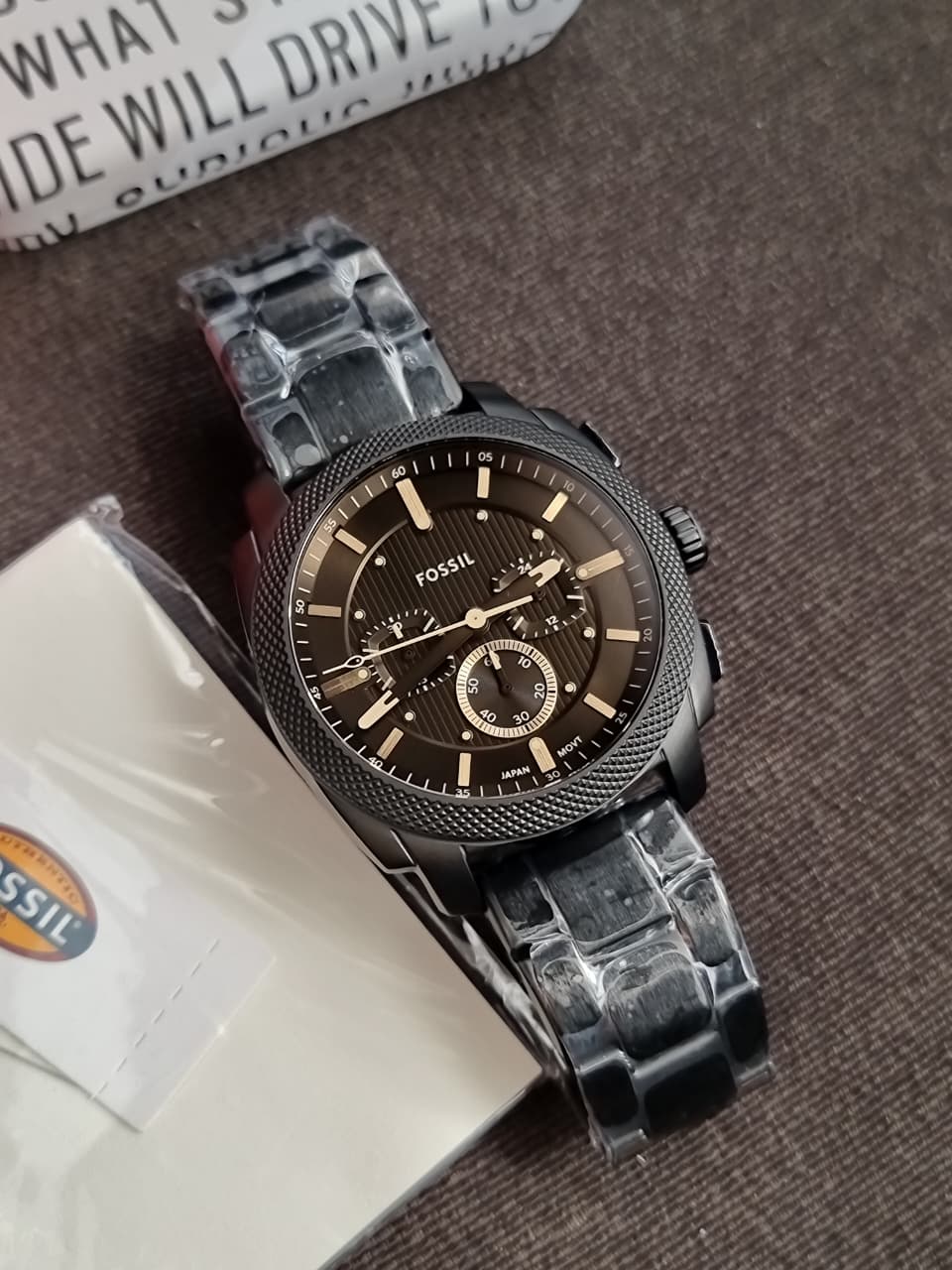Fossil Machine FS6097 Man Quartz Watch (Without Tag)