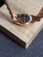 Marc Jacobs Henry Rose Gold Dial Rose Gold Steel Strap Watch For Women - MBM3278