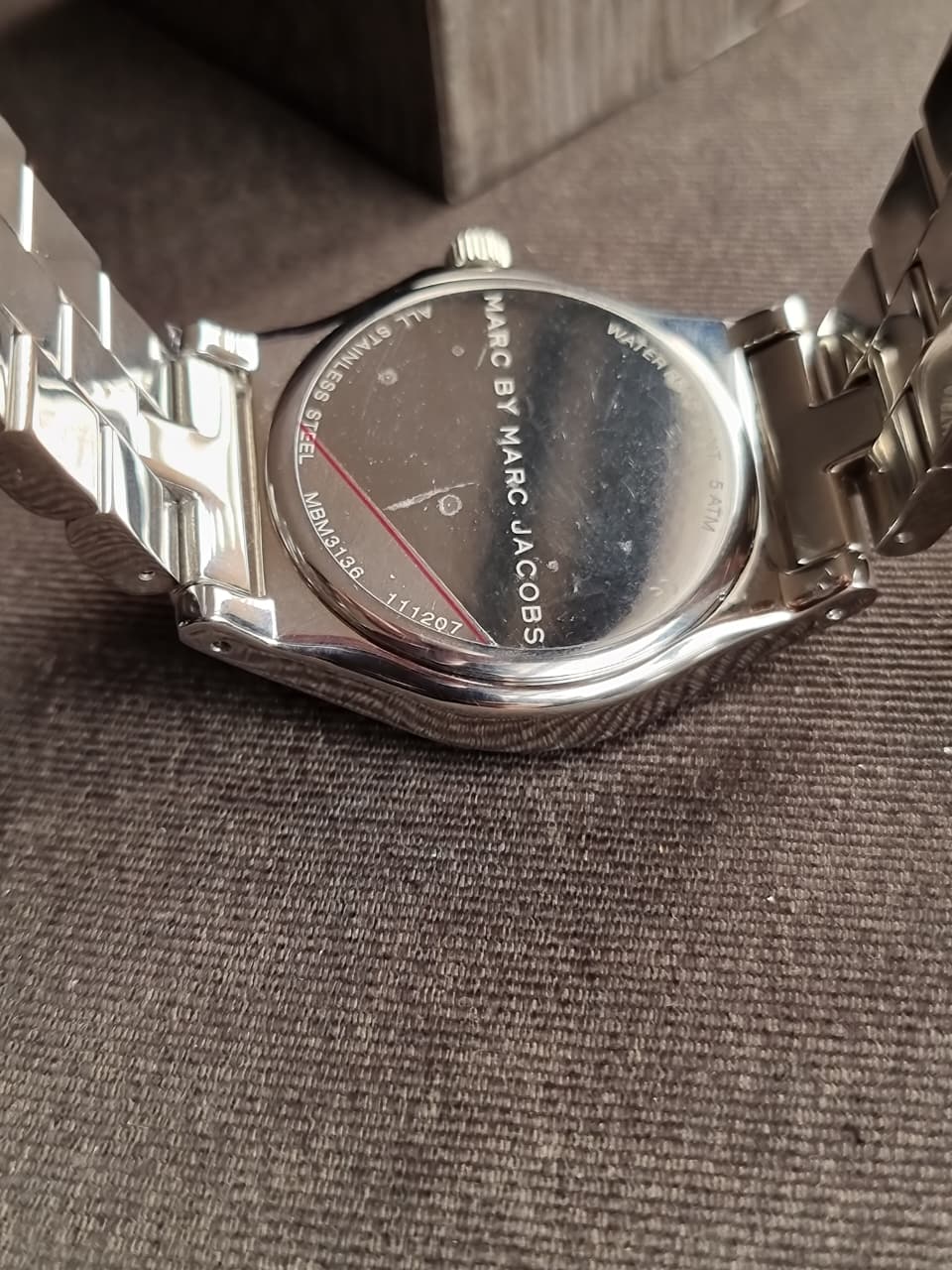 Marc by Marc Jacobs Women’s Quartz Stainless Steel White Dial 40mm Watch MBM3136
