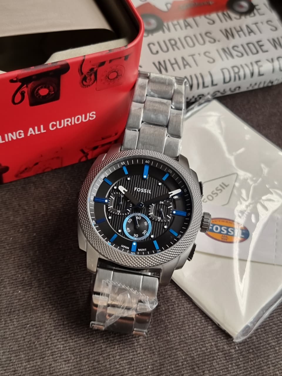 FOSSIL Machine Chronograph Quartz Black Dial Men's Watch Item No. FS6098