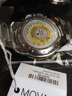 MOVADO Series 800 Chronograph Black Dial Two-Tone Men's Watch Item No. 2600138