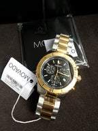 MOVADO Series 800 Chronograph Black Dial Two-Tone Men's Watch Item No. 2600138