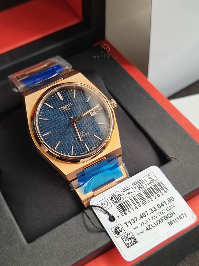 Tissot PRX Powermatic 40MM Blue Dial Men's Watch T137.407.33.041.00 Main Image