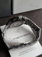 Emporio Armani Men’s Quartz Stainless Steel Grey Dial 43mm Watch AR2454