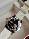 Lacoste Ladies Watch White Dial Silicon Strap 38mm Quartz Watch