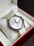 Lacoste Ladies Watch White Dial Silicon Strap 38mm Quartz Watch