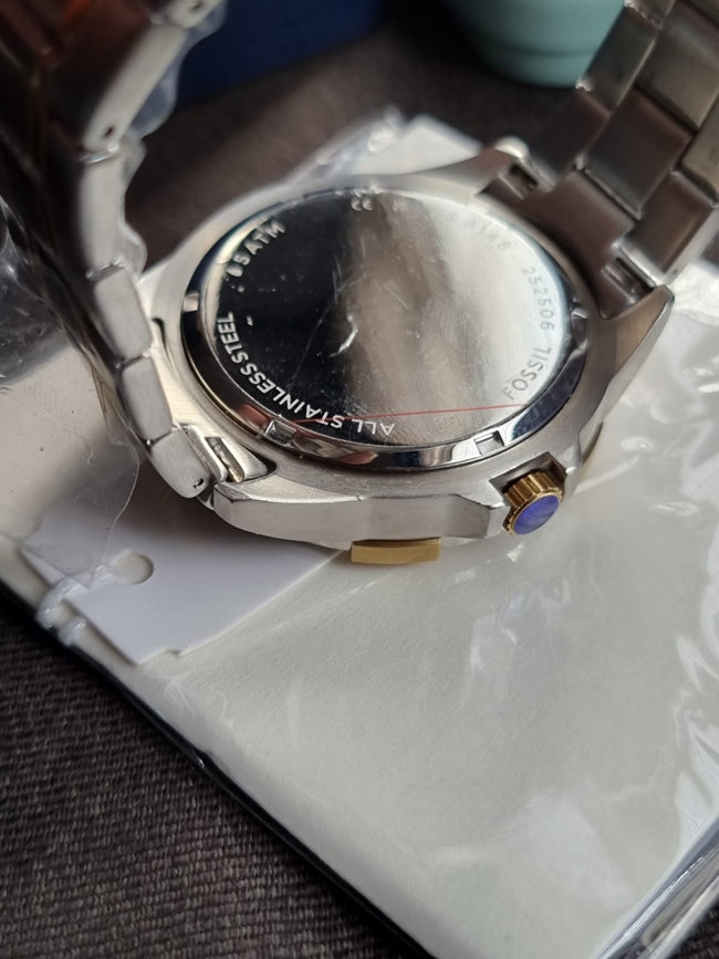 Fossil Men's Garrett Multifunction Two-Tone Stainless Steel Watch FS6148 (Without Tag) Main Image