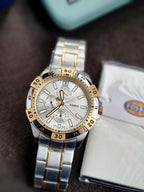 Fossil Men's Garrett Multifunction Two-Tone Stainless Steel Watch FS6148 (Without Tag)