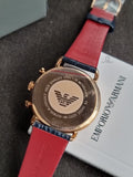 Emporio Armani Men’s Chronograph Quartz Leather Strap Blue Watch AR11123
