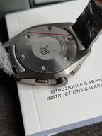 Emporio Armani Men’s Quartz Grey Stainless Steel Blue Dial 42mm Watch AR11481
