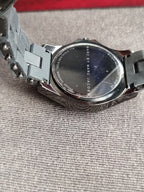 Marc by Marc Jacobs Women’s Quartz Silicone & Stainless Steel Chain Black Dial 36mm Watch MBM2543