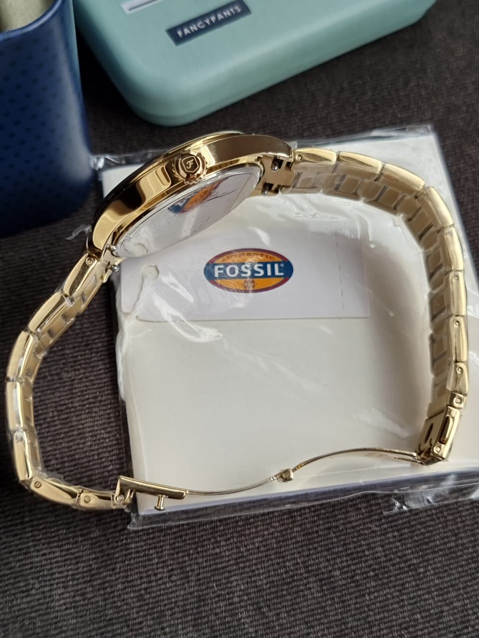 FOSSIL Mini Jacqueline Silver Dial Ladies Casual Watch ES5395 (Without Tag )