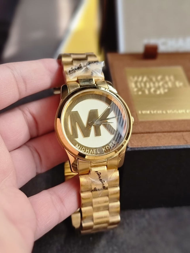 Michael Kors Women's Runway Gold-Tone Watch MK5786 Hover Image
