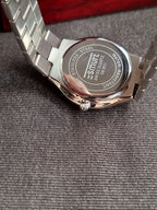 Esmurt Gents Watch 35mm Dial Size Silver Dial Color