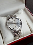 Esmurt Gents Watch 35mm Dial Size Silver Dial Color