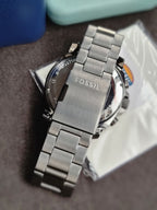 Fossil Privateer Chronograph Smoke Stainless Steel Watch - BQ2758