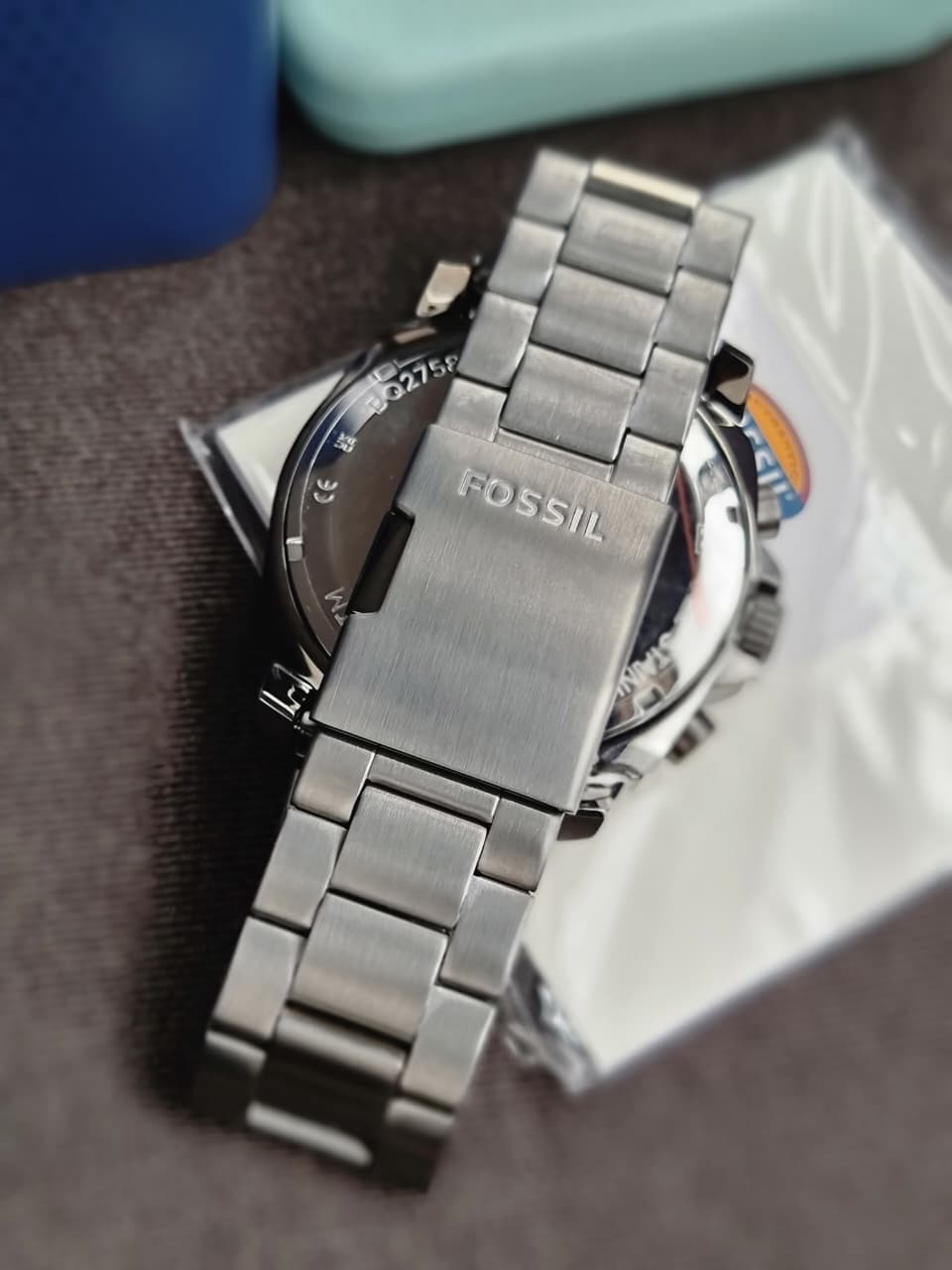 Fossil Privateer Chronograph Smoke Stainless Steel Watch - BQ2758