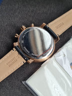 Fossil Rhett Multifunction Black Leather Watch - BQ2893 (Without Tag)