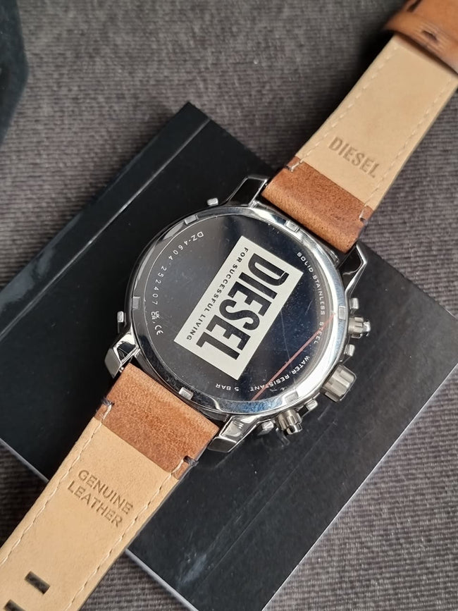 Diesel Chronograph Watch Griffed for Men, Stainless Steel Watch  Dz4604 (Without Tag) Main Image