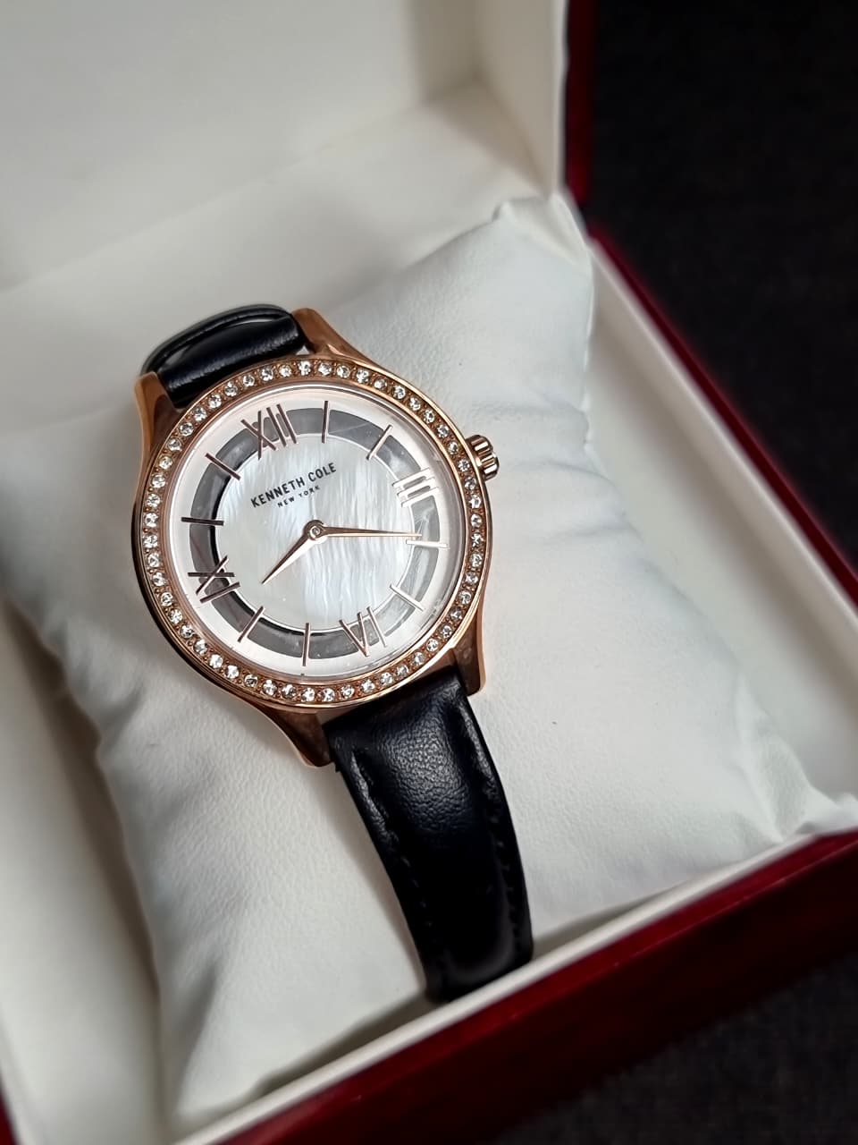 kenneth Cole Ladies Watch Skeleton dial Quartz Watch