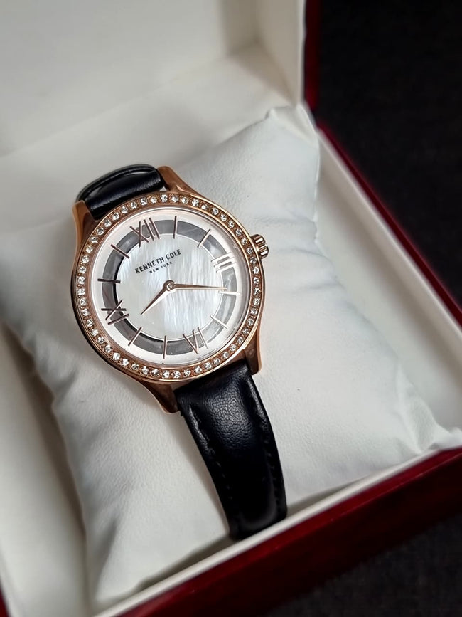 kenneth Cole Ladies Watch Skeleton dial Quartz Watch Main Image
