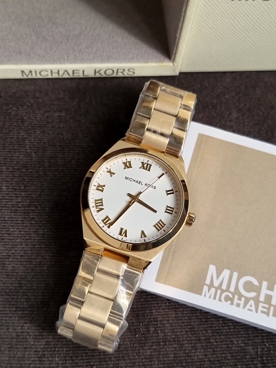 MICHAEL KORS  Lenox Gold-tone Dial Ladies Watch Mk7391