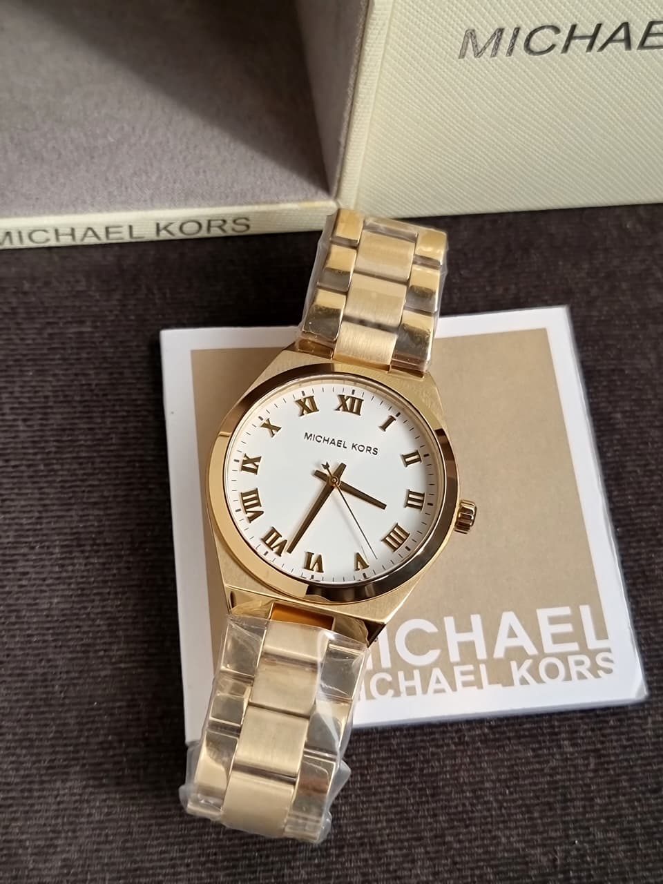 MICHAEL KORS  Lenox Gold-tone Dial Ladies Watch Mk7391
