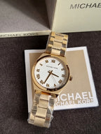 MICHAEL KORS  Lenox Gold-tone Dial Ladies Watch Mk7391