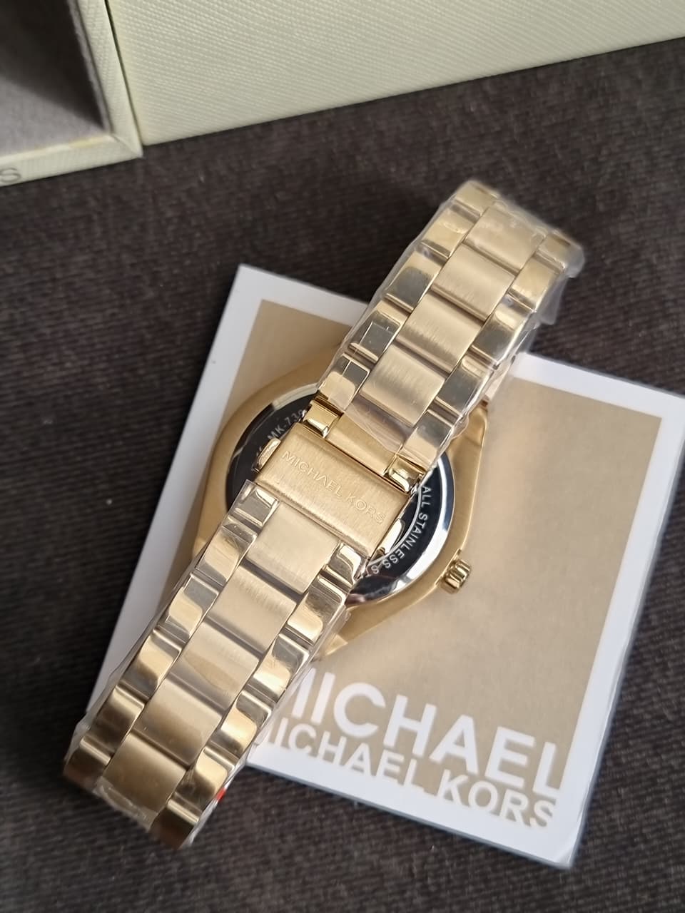 MICHAEL KORS  Lenox Gold-tone Dial Ladies Watch Mk7391