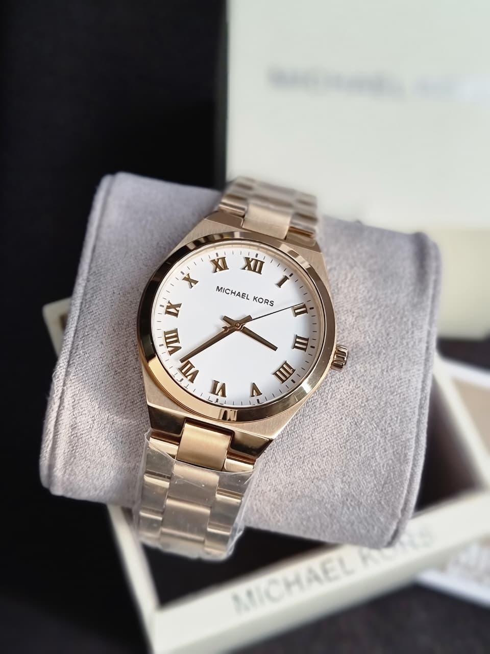 MICHAEL KORS  Lenox Gold-tone Dial Ladies Watch Mk7391