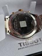 TISSOT Men’s Swiss Made Quartz Two-tone Stainless Steel Green Dial 45mm Watch T116.617.22.091.00