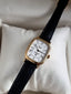 Longines Ladies Watch Black Leather Strap Quartz Watch