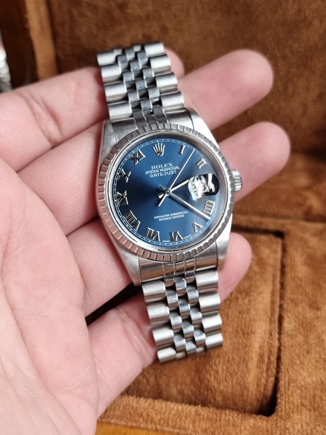 Rolex Datejust 36mm Dial Automatic Watch Hover Image