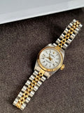 Rolex Oyster perpetual ref. 67193 White Roman dial Jubilee bracelet