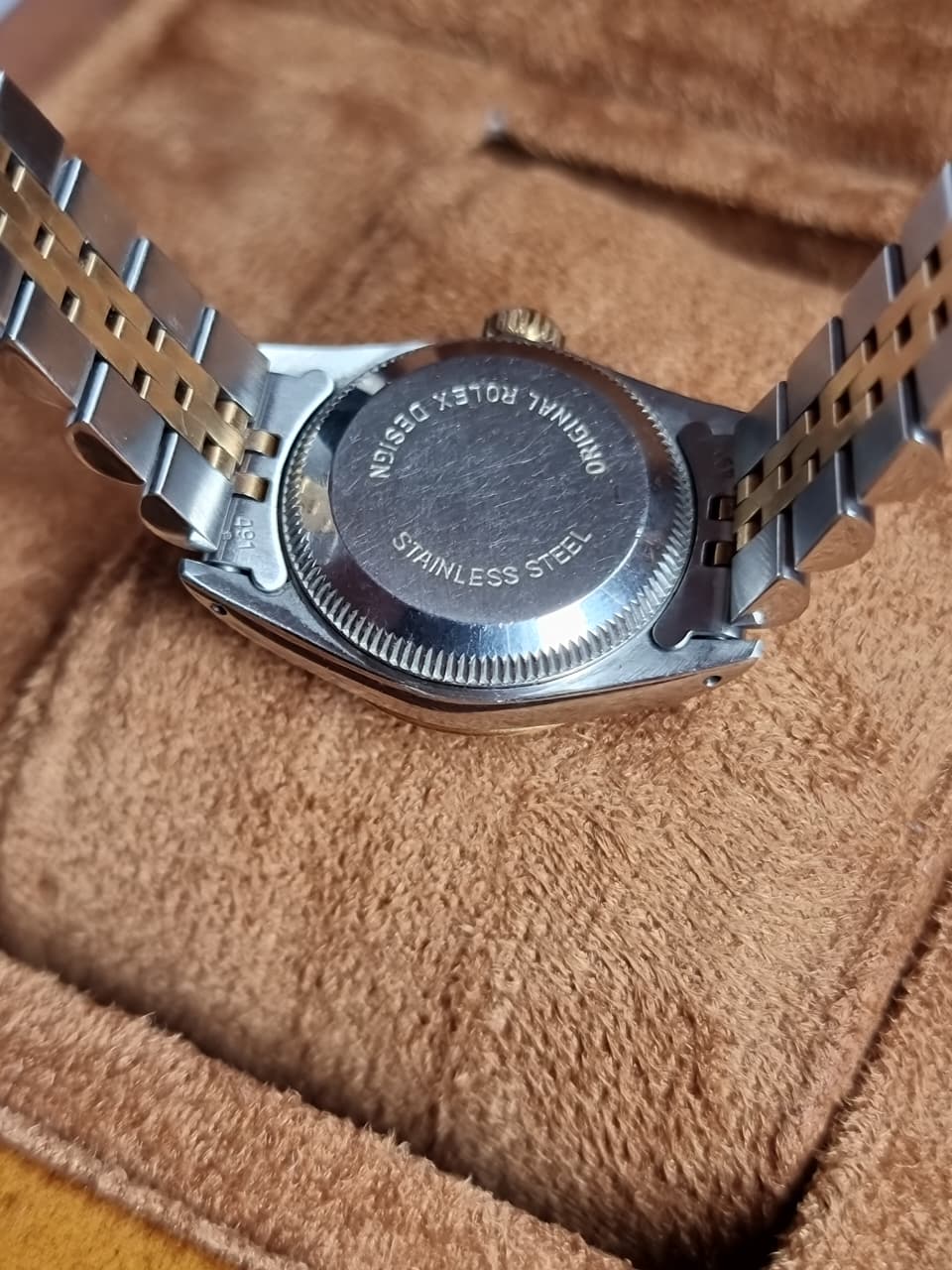 Rolex Oyster perpetual ref. 67193 White Roman dial Jubilee bracelet