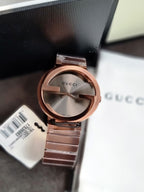 Gucci Swiss Quartz Metal and Alloy Dress Brown Men's Watch (Model: YA133211)