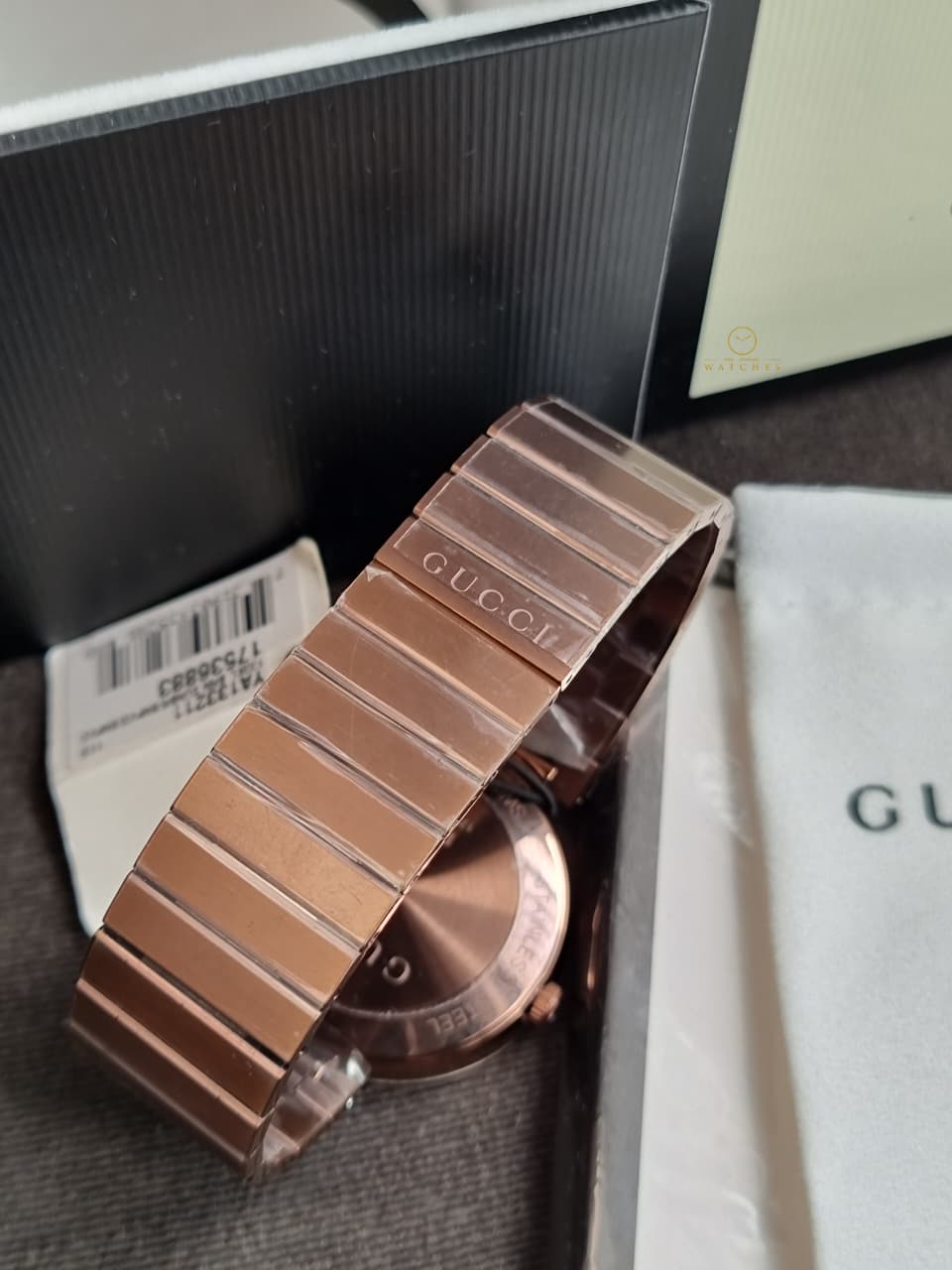 Gucci Swiss Quartz Metal and Alloy Dress Brown Men's Watch (Model: YA133211)