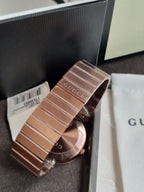 Gucci Swiss Quartz Metal and Alloy Dress Brown Men's Watch (Model: YA133211)