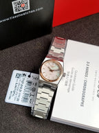 TISSOT  PRX Quartz 25mm Mother of Pearl Dial Two Tone Steel Women's Watch T137.010.21.111.00