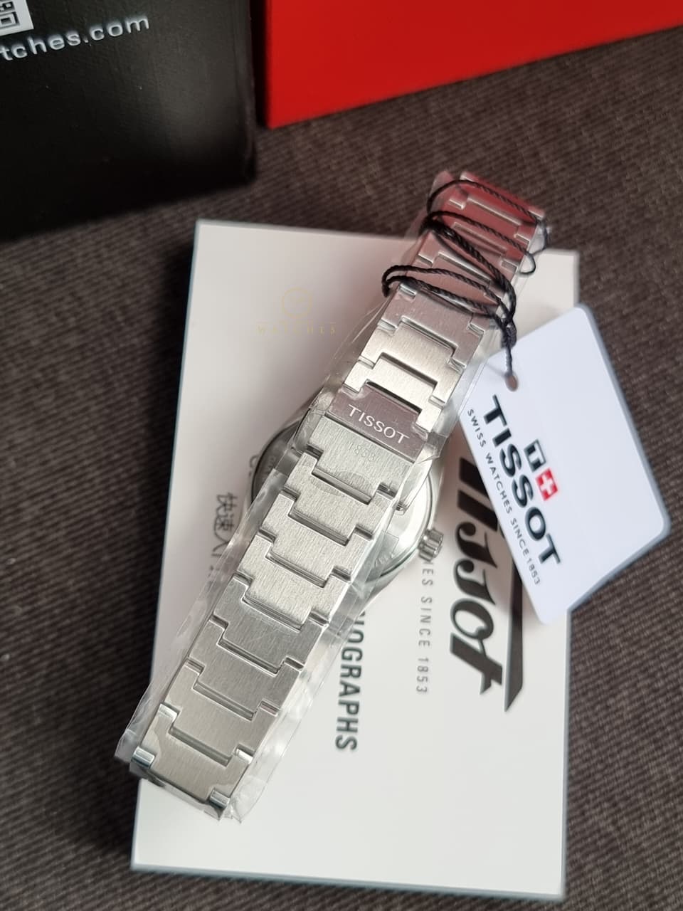 TISSOT  PRX Quartz 25mm Mother of Pearl Dial Two Tone Steel Women's Watch T137.010.21.111.00