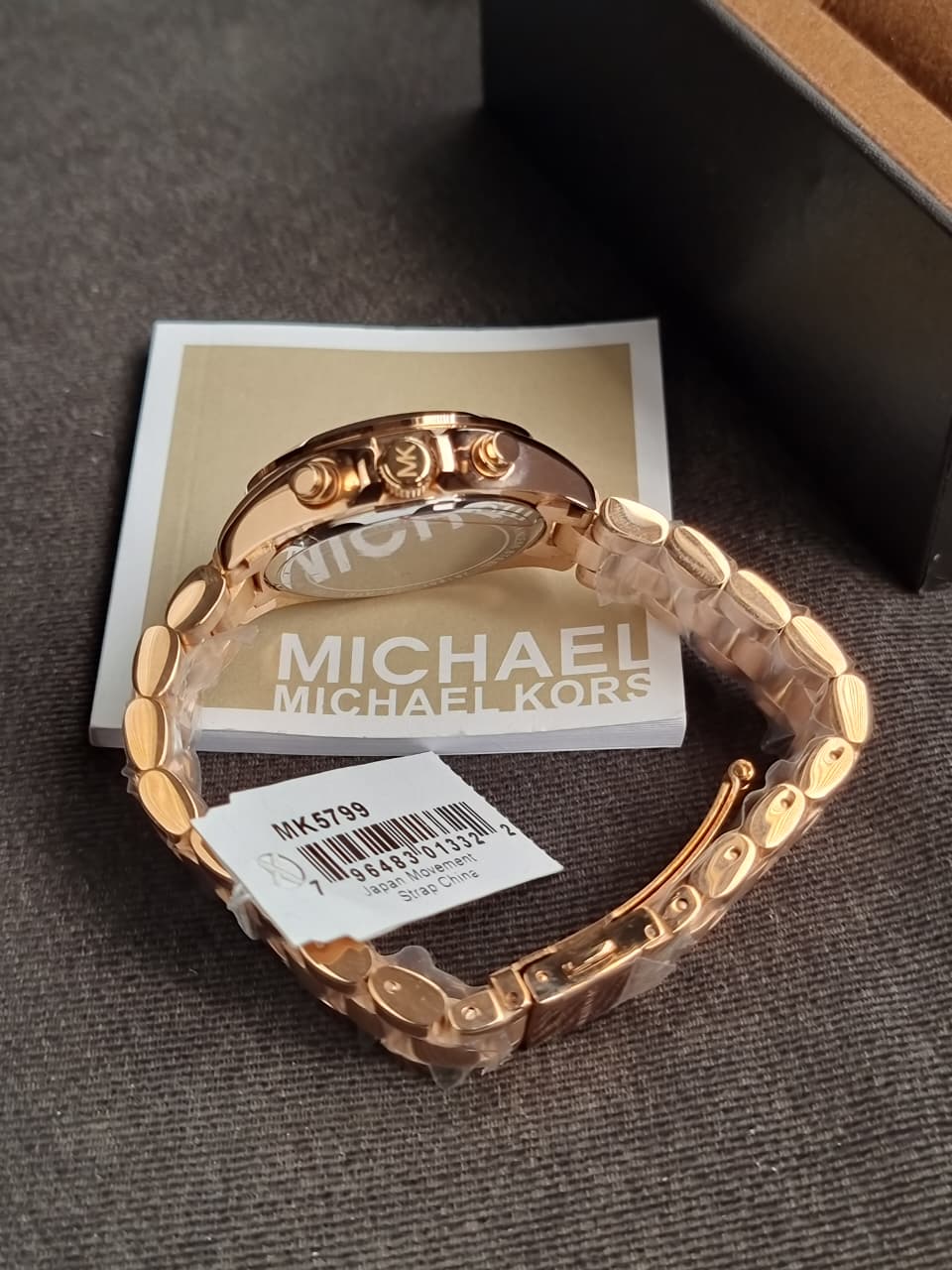 Michael Kors Bradshaw Rose Gold Stainless Steel Rose Gold Dial