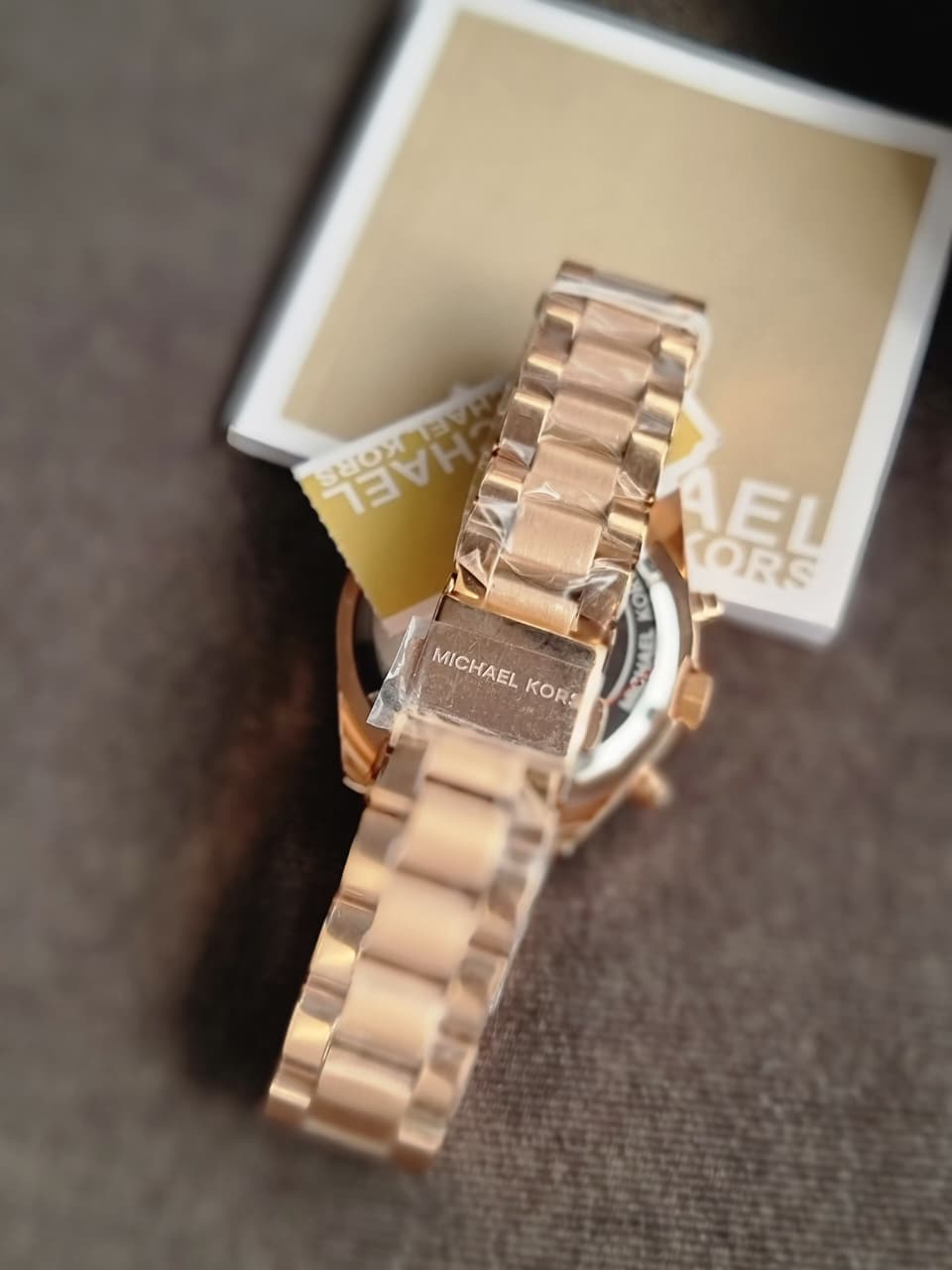 Michael Kors Bradshaw Rose Gold Stainless Steel Rose Gold Dial