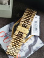 Guess Men's Wristwatch Jaden GW0977G2 Stainless Steel Gold