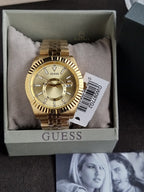 Guess Men's Wristwatch Jaden GW0977G2 Stainless Steel Gold